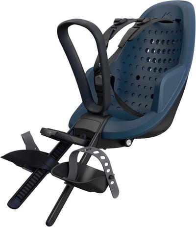 Fietsstoeltje Kind - Kinderzitje Fiets - Veilig Fietsen - Schokabsorberend Schuim - 24 Kilogram - Blauw