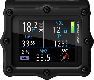 Shearwater Perdix 3 - Duikcomputer - Black