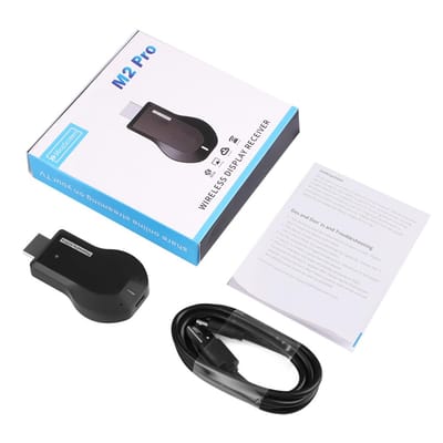 M2 Pro Wireless WiFi TV Stick Display TV Dongle HDMI-compatibel Smart TV-scherm Projector 1080P 4K voor DLNA IOS Andorid gray