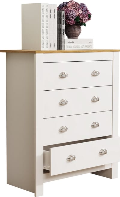 Houten ladekast dressoir dressoirkast halmeubel lade Balusa XL