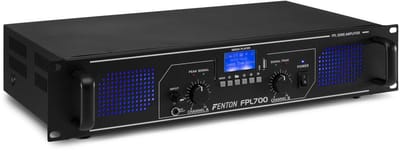 Versterker 2x 350W - Fenton FPL700 digitale klasse-D versterker met Bluetooth en mp3 speler