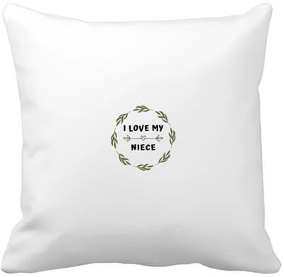 Akyol - i love my niece Kussen hoes - Nicht - liefste nicht - verjaardag - cadeautje voor nicht - nicht artikelen - kado - geschenk - 40 bij 40 cm