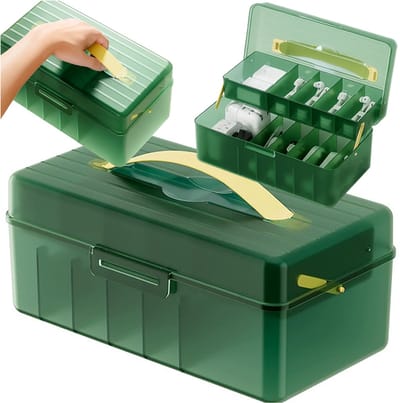Pingyang Rongrong Handicraft Factory - Tasorganizer - Kunststof - 11 Vakjes - Wit of Groen