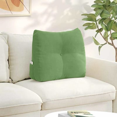 vidaXL - Rugkussen - Lichtgroen - 60 - x - 24 - x - 50 - cm - Fluweel