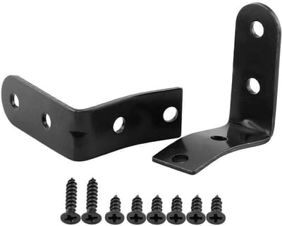 Allecto - Auto Handschoen Box Deksel - Scharnier Beugel Reparatie Kit - Zwart - Vervangingsset - Geschikt voor A3/A4 B6 B7 8P