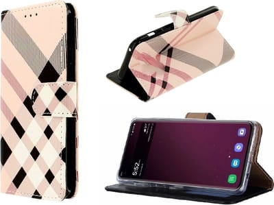Ntech Print Design Boek hoesje met pasjesruimte -Hoesje Geschikt voor Huawei P30