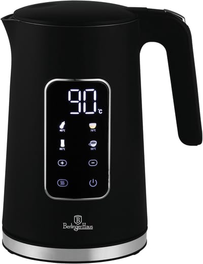 Berlinger Haus 9675 - Digitale waterkoker Zwart - 1.7 liter - Matt Zwart Collection