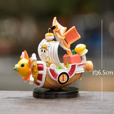 One Piece Model Luffy THOUSAND SUNNY Going Merry Bouwboot Figuur Piratenschip Decor Jongens Speelgoed Kinder Verjaardagscadeau orange