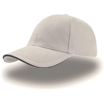 Atlantis Headwear Liberty Sandwich Cap AT610 - white/navy - One size
