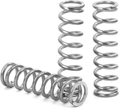 Drukveren Roestvrij Staal - Compressieveren 10 stuks - Mechanische Toepassingen - Hoge Elasticiteit 13.5kg - 45 mm lengte - Metaal