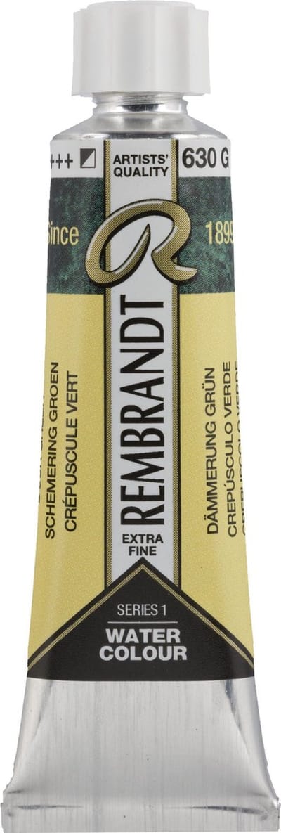 Rembrandt Aquarelverf Tube 10 ml Schemering Groen 630