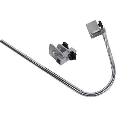 Support Universel en Acier Inoxydable Flexible pour Table de Toilettage pour Animaux avec Clip et Support Sèche-Cheveux