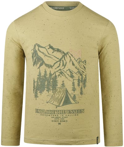 Koko Noko Jongens T-shirt - Dusty green
