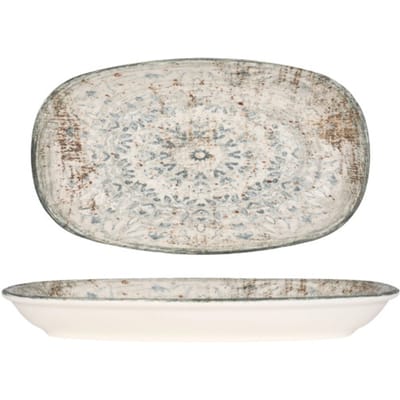 Rinart Serveerschaal - Fade - Porselein - 31x18 cm - set van 2