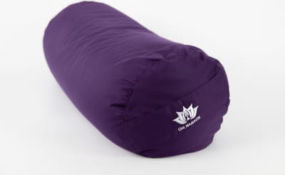 Om Namaste Bolster XL Paars Yogabolster - Gevuld met Boekweitkaf - ongeveer 5,5kg