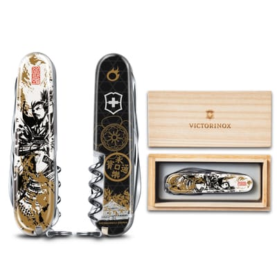 VICTORINOX Sengoku Sumie Climber Oda Nobunaga Zwitsers Zakmes 1.3703.7-X8 (Oda Nobunaga, 2e Editie) Medium black
