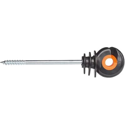 Gallagher Afstandschroefisolator XDI Hout 10cm (100) - Voor betrouwbare draadisolatie op houten palen