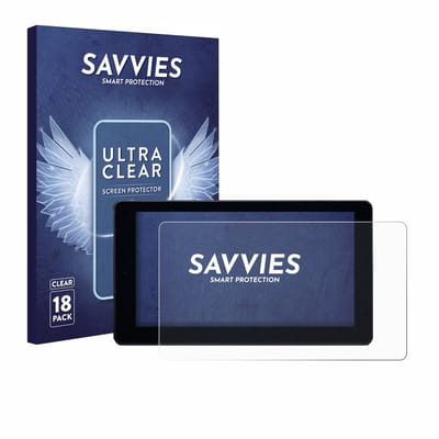Savvies - Screenprotector voor Zontes 368K - Folie Beschermfolie transparant 18 Stuks