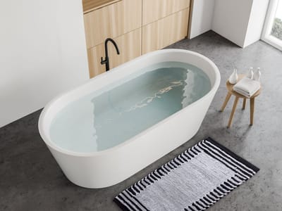 Voglrieder - Vloerkleed/tapijt/mat voor badkamer- 100% katoen - 50x80cm