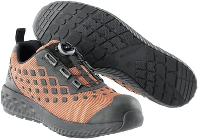 Mascot Footwear Customized Veiligheidsschoenen laag F0650-704 - notenbruin/zwart - 36