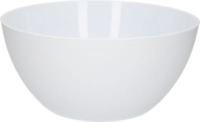 Plasticforte Serveerschaal - D25xH12 cm - kunststof - wit - saladeschaal
