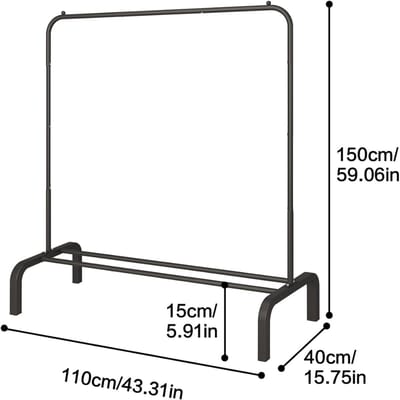 Daily Supplies® Handdoekrek Radiator - Badkamer - Droogrek - Zwart