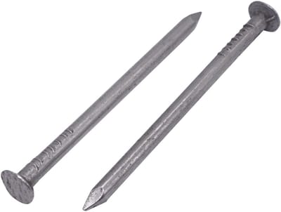 Pack van 300 constructienagels 3,5 x 60 mm - Platte ronde kop - Multifunctionele draadnagels voor houtbewerking