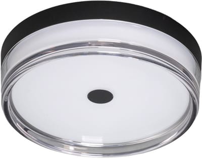 ETH Jill Led plaf rond 3 step dimm. 2800k 18w IP40 zwart 23x7cm + mem. Ra90