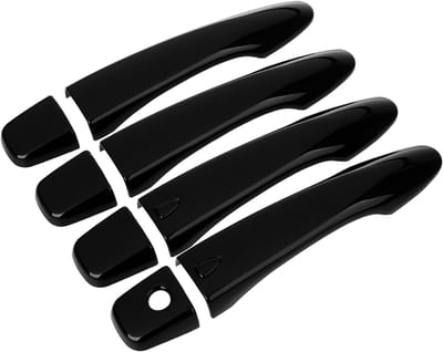 Deurhendel Covers Set - Auto Exterieur - Bescherming Exterieur - Precisie Pasvorm - 1 Set - Zwart
