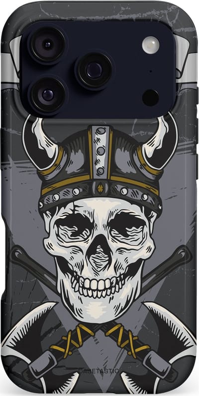 Casetastic hoesje geschikt voor Apple iPhone 17 Pro - MagSafe - Dubbellaagse bescherming - Valhalla - Fashion Case - Donkergrijs Grijs