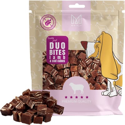 Mersjo Duo Smaków - Hondensnack - Lam met Kabeljauw - 300g