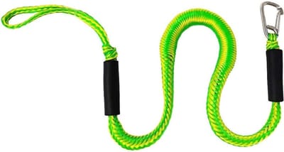 Bungee Docklijn - Treklijn Boot - Watersport Veiligheid - Schokabsorberend Elastiek - 123 cm - Groen