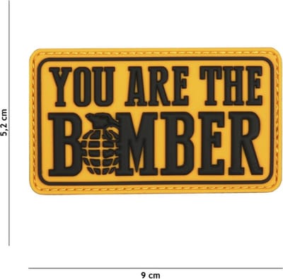Embleem 3D PVC You Are The Bomber