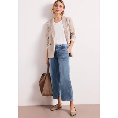 Mid Waist Wide Legs jeans in Loose Fit