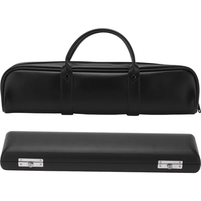 16 Gaten Fluit Tas Kunstleer Zwart Fluiten Koffer Doos Muziekinstrument Accessoires black