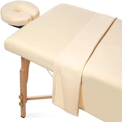 MKSS® Massagetafel Hoeslaken - Massagetafel - Massagetafel Inklapbaar - 30x20x9cm - Beige