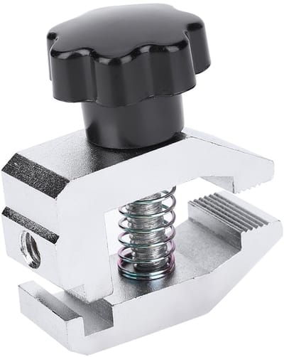 Dailygoods- Klem Roestvrij Staal Hoge Laadcapaciteit 500N - Kaakklem - Openingsgrootte 3,5 mm - Voor Trekproeven - Effectieve Fixatie - Veelzijdig Gebruik