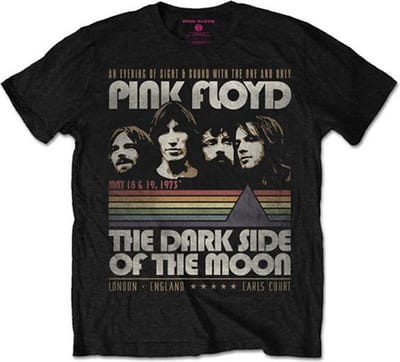 Pink Floyd - Vintage Stripes Heren T-shirt - S - Zwart