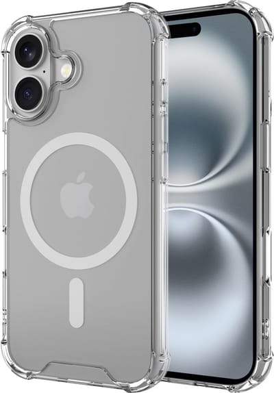Cazy hoesje geschikt voor iPhone 17 – Impact Shockproof Case geschikt voor MagSafe – Transparant