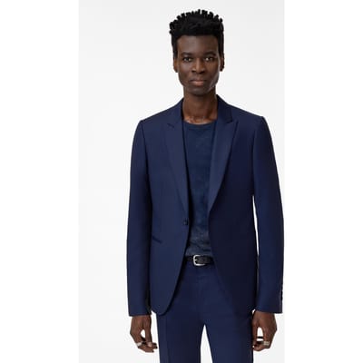 John Varvatos Nino Jacket - Austin Fit - One Button Pe Navy Size: 46 RG | Suit Jackets Outlet | Heren | Blauw