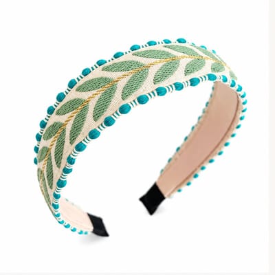 Retro Ibiza Haarband - Groen | Diadeem | Polyester | Fashion Favorite