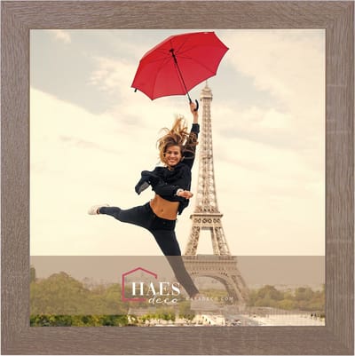 HAES DECO - Houten fotolijst Paris bruin voor 1 foto formaat 30x30 - SP001305