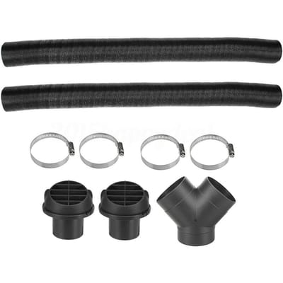Kit de ventilation de sortie d'air chaud, Compatible avec le chauffage Diesel Webasto, 75mm, conduit de chauffage, branche en Y