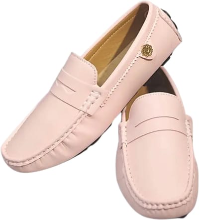 Bovista Loafers Heren - Met Hak - Herenschoenen - Instappers - Roze - Maat 39.5