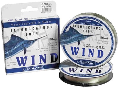 Colmic Wind Flurocarbon 50 M Transparant 0.220 mm