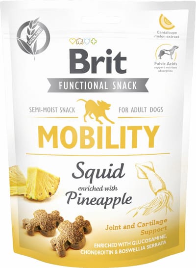Brit Care Fs Mobility Squid - Hondensnacks - Ananas 150 g