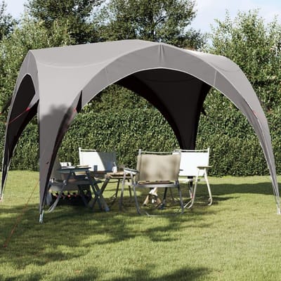 Feesttent Wit - Partytent Waterdicht - Buitenfeesten Organiseren - Lichtgewicht Draagbaar - 305x305x216 cm - Wit