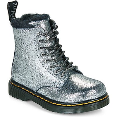 Dr. Martens  Laarzen Serena T Silver Distressed Foil