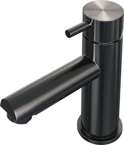Brauer Gunmetal Edition lage opbouw wastafelmengkraan model B gunmetal geborsteld PVD