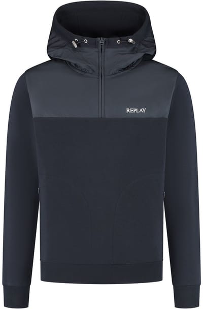 Replay Half-Zip Hoodie Heren - Maat XL